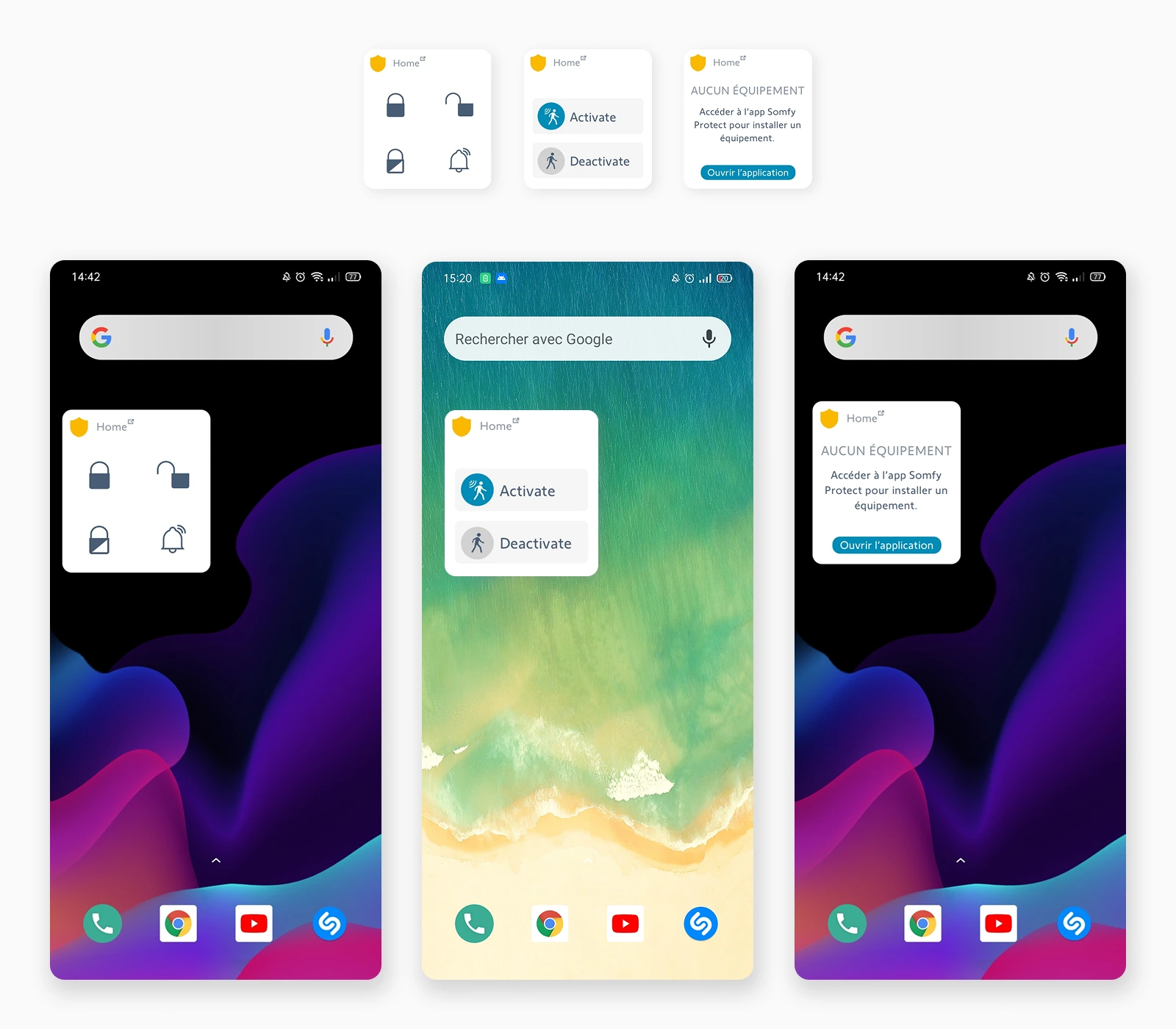 Version finale du widget.